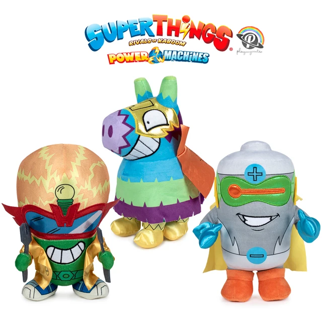 A trip to Kaboom City where you will find all the SuperThings plush toys. –  Play by Play