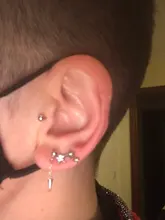 CANNER-Pendientes de plata de ley 925 auténtica redondos de cuatro garras para mujer, Pendientes de botón con bola de circón, joyería coreana, 1 ud.