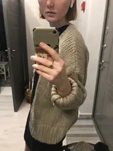 Oversize Sweater Coats Women Cardigans Knitted Beige Syiwidii Pink Fashion Solid Khaki