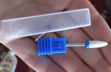 Broca de clavo de cerámica de fresado para Mill manicura máquina conjunto cortador para pedicura limas eléctricas para uñas Taladro