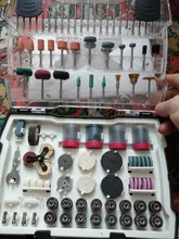 268PC Abrasive Rotary Tool Accessories Set Electric Mini Drill Bit Kit for Dremel Sanding