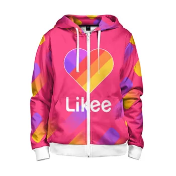 

Children's sweatshirt 3D with zipper likee