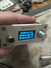 Estación de soldadura T12 STM32 2,1 S, 5 pines, pantalla OLED 1,3, temperatura ajustable, electrónica Digital, con puntas de soldadura