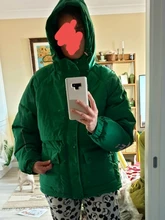 Winter Women Jackets Coat Parkas Padded-Down Print Female Cotton Hooded Warm HOT Letter