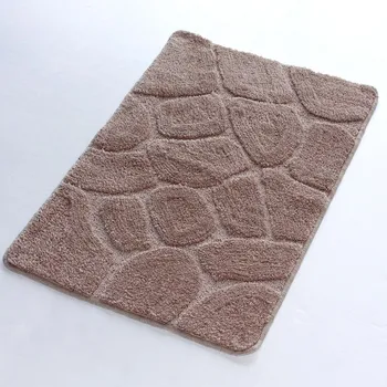 

Коврик для ванной комнаты, 50*80 см, микрофибра, ID, grey stones, MID200M