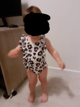 Bañador sin mangas con volantes de leopardo para niños pequeños, traje de baño de una pieza, conjuntos de playa