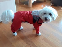 Dog Raincoat Pet Waterproof Detachable Rain Jacket Dogs Water Resistant Clothes for Dogs
