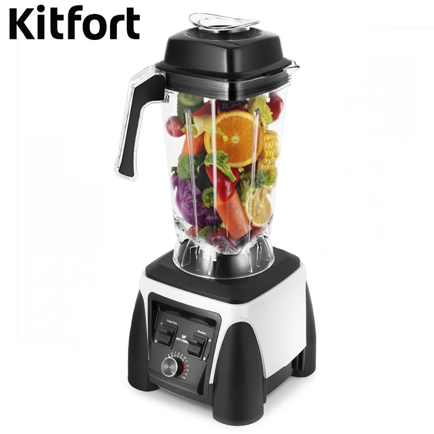 Белый Блендер Kitfort KT-1360 - Цвет: Белый