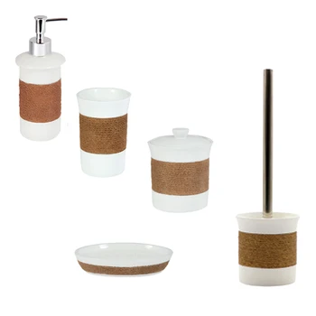 

Lot for bathroom accessories in ceramica MSV collectables Syke