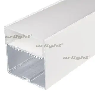 021372 Профиль с экраном SL-LINE-7477-2500 WHITE+OPAL ARLIGHT