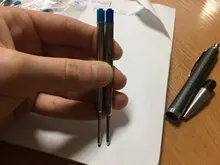 6 uds 0,7mm bolígrafo punto medio bolígrafo repuestos repuesto recambios para bolígrafos Parker La escuela suministros de papelería de oficina