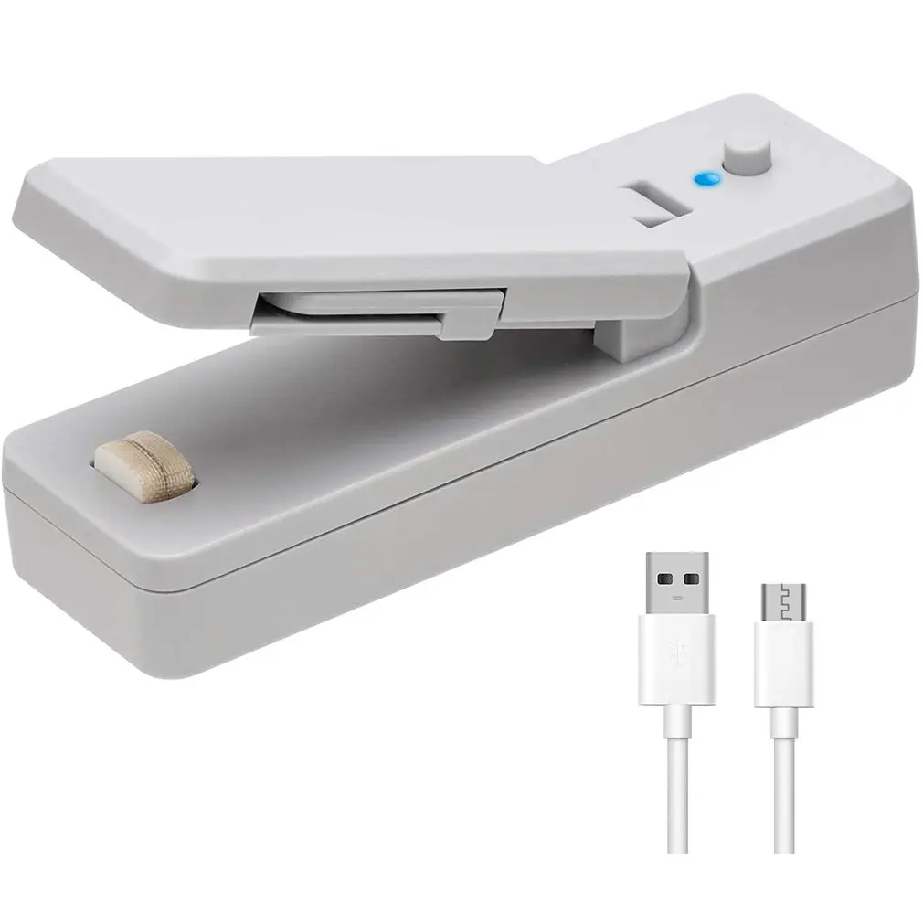 USB Charging Mini Sealing Machine Household Snack Plastic Packaging Bag Heat Small | Бытовая техника