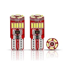 Car LED lamp T10 W5W 4014 15 SMD(Red