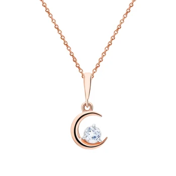 

Gold pendant with Topaz sunlight sample 585