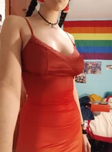 Macheda, naranja Sexy para Bodycon vestido de moda de las mujeres sin mangas de cuello en V de encaje ropa de dama Casual Slim Mini vestidos última novedad