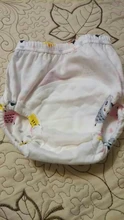 Pañales de 6 capas de entrepierna para bebé, pantalones de entrenamiento reutilizables, pañal de tela lavable, braguitas de algodón a prueba de agua, ropa interior de baño