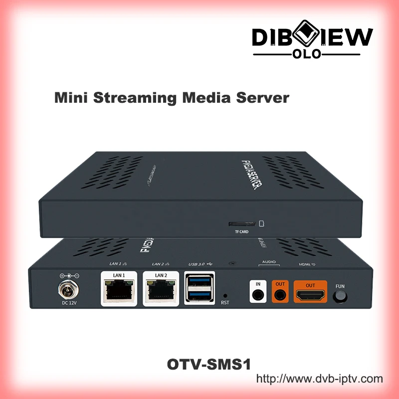 OTV-SMS1 Mini Streaming Media Server for Content Distribution intranet Video Transmission Campus Live |