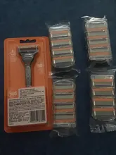 Gillette Fusion 5,navaja de afeitar, maquinilla de afeitar para hombre,casetes para afeitadora facial,afeitado masculino, kit barba, con cuchillas reemplazables
