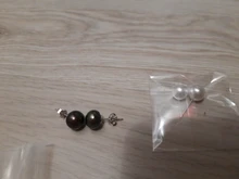 Pendientes de plata de ley 925 con perlas de agua dulce, 7-8mm, 1 par