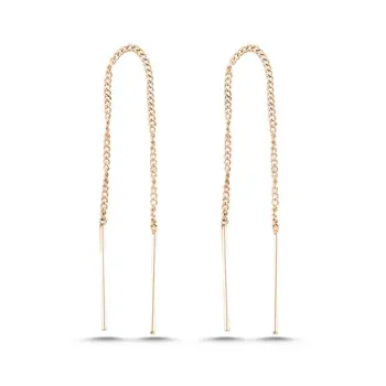 

Angemiel 925 Silver Simple Japanese Earrings-Rose Gold Plated