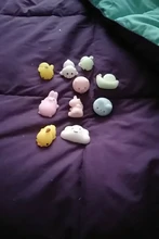 Gato blando de Mochi para niños y adultos, 10 Uds., diversión curativa de elevación lenta, juguetes para niños y adultos, decoración antiestrés GYH