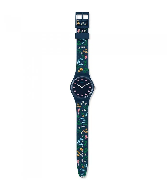 Часы swatch ORIGINALS GENT 34 мм цветочный ковер GN256