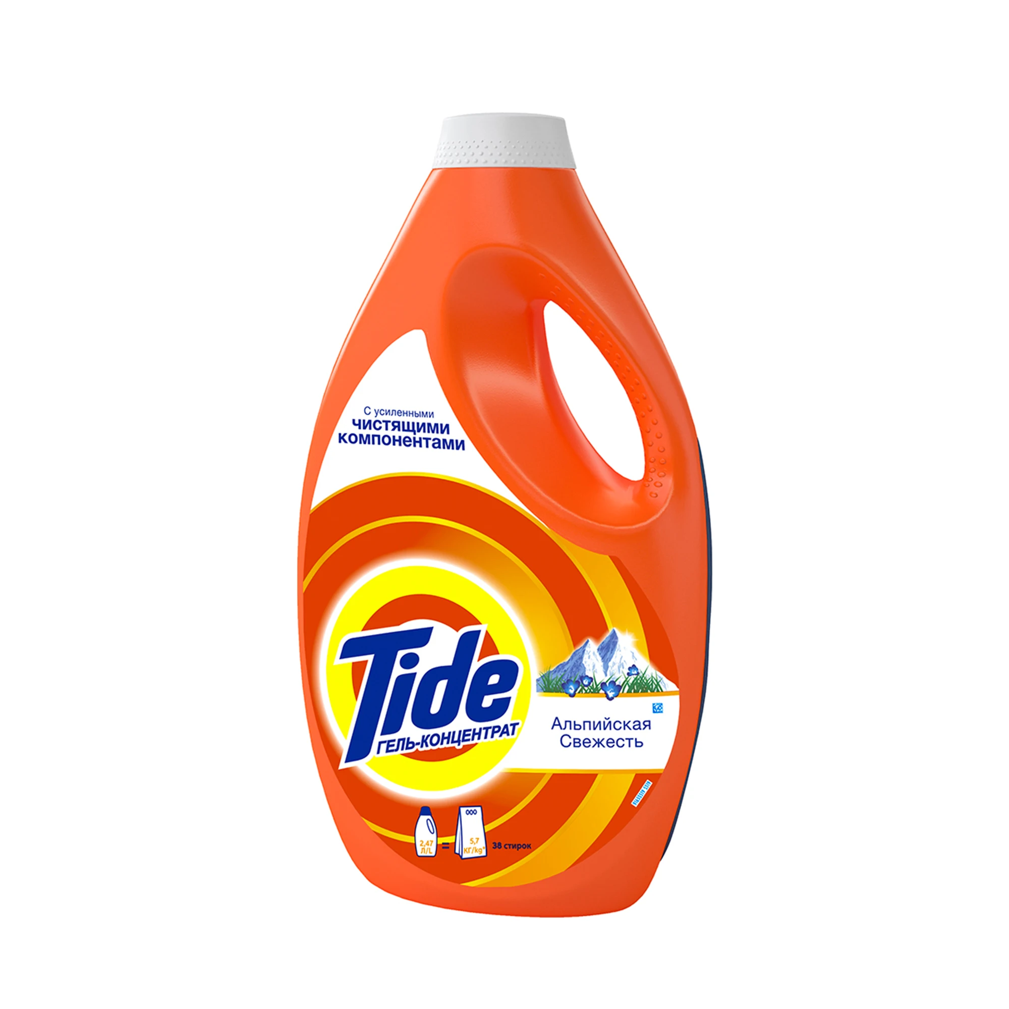 Гель для стирки Tide Альпийская свежесть 38 стирок 2,4 л