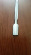 Empujador de cutículas de doble cabeza de acero inoxidable, herramientas para manicura 2021, antideslizante, eliminador de cutícula de uñas, accesorios, 1 Uds.
