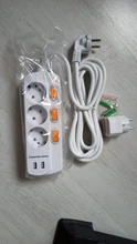 Power-Strip Switches Sockets Surge-Protection Electrical-Extension Independent 5/6-Outlets