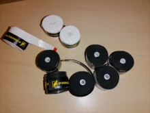 FANGCAN-empuñadura de PU para raqueta de tenis, accesorio antideslizante, absorbe el sudor, con agujeros de ventilación, 3 uds.