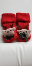 Newborn Baby Socks Anti Slip Socks for Baby Winter Warm Thick Baby Girls Boys Socks Christmas