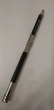 Barra de extensión de lápiz de doble cabeza, extensor de Metal de acero inoxidable para bocetos, ajustable, para estudiantes, oficina, herramientas de escritura, papelería