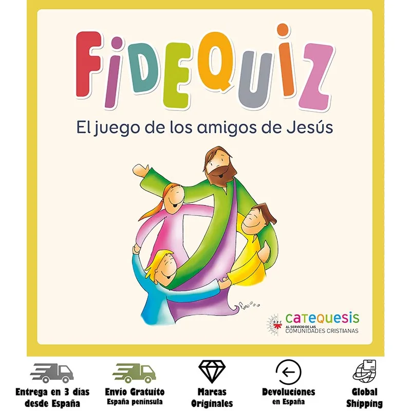 Fidequiz, o jogo de amigos de jesus, perguntas triviais, feitas, religião,  bíblia, catequese, doutrina, fé, confirmação, cristianismo, jogo de  tabuleiro, crianças, adultos, paróquia familiar - AliExpress