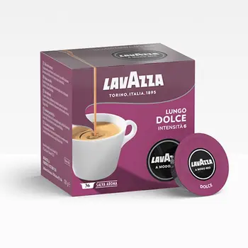 

Lavazza Lungo Dolce, box 36 capsules Compatible TO Mode Mio