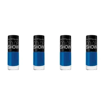

Maybelline nail polish Color Show 203 Beach Bound Blue, 4 PCs, 7 ml/unit, nail polish, nail Polish