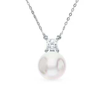 

Silver necklace with pearls sunlight sample 925