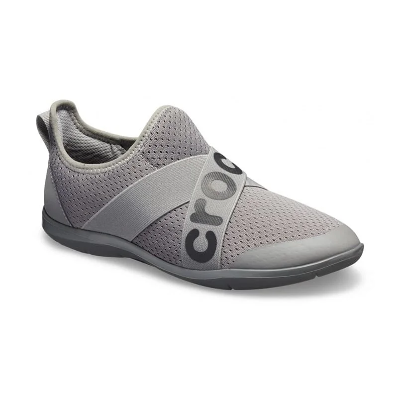 Серый CROCS Swiftwater CrossStrap Logo OL WOMEN - Цвет: Серый