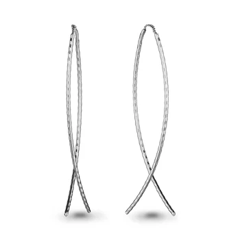 

Aquamarine earrings without inserts, 925 sterling silver