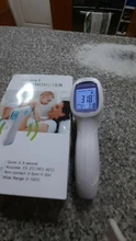 Termómetro Digital LED infrarrojo para niños y adultos, Sensor de temperatura sin contacto para la frente del bebé