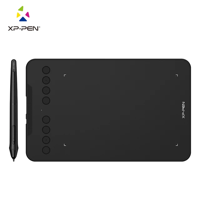 XP-Pen Deco01 Mini Graphic Tablet Deco mini 7 Digital Drawing Tablet 7*4 inch 8 EXpress Keys Support Tilt Android Mac Windows Deco mini7