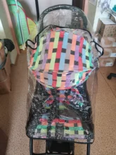 Cubierta impermeable Universal para cochecito de bebé, cubierta transparente para la lluvia, 2019