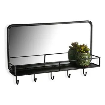 

Wall mirror Metal Black (50 X 32 x 10 cm)
