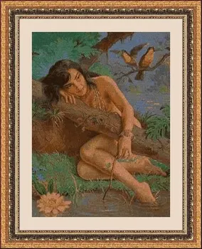 

CROSS STITCH KIT PANDATHREAD ETHNIC AND CUSTOMS 31776