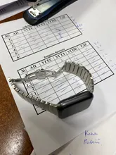 Correa de acero inoxidable para Apple Watch, banda de 44mm y 40mm para iWatch de 42mm/38mm, pulsera de Metal de mariposa para Apple watch serie 5 4 3 se 6