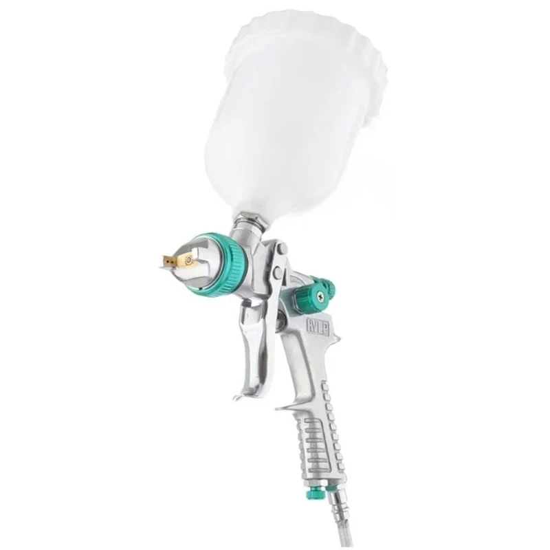 Краскораспылитель пневматический STELS 57360 (Технология HVLP, объем бачка 600 мл, расход материала 160-220 мл/мин, диаметр сопла 1.5 мм и 1.8 мм, диаметр пневморазъема 1/4 дюйма)