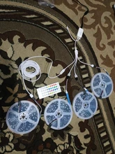 Led-Strip-Light Power-Adapter Music-Controller Bluetooth Flexible 2835 Rgb 5050 12V 10M