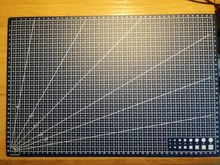 Modelo de escultura de diseño publicitario A3, placa Base de arte, paño de corte de papel, herramienta de costura de tarjetas de mano, 45*30cm