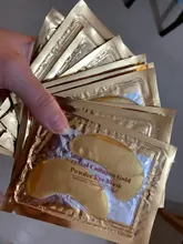Máscara de colágeno de cristal para los ojos, parche de belleza acné para el cuidado de la piel de los ojos, Cosméticos coreanos, antienvejecimiento, círculos oscuros, oro, 10/20/40 Uds.