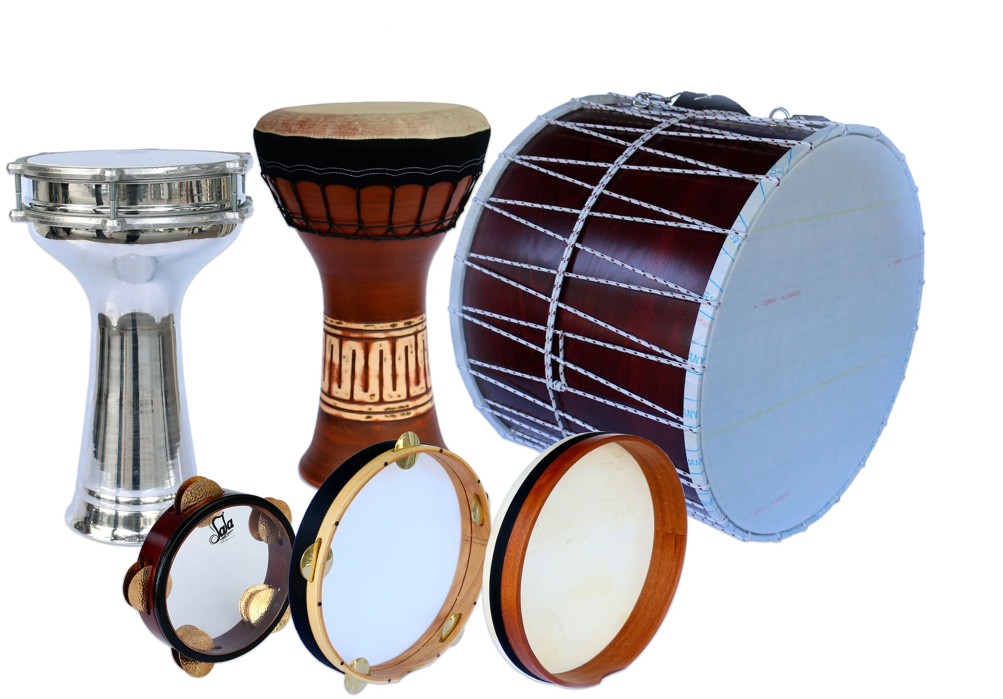 22 centímetros TURKISH TOMBAK DRUM DOUMBEK DARBUKA Instrumento Musical