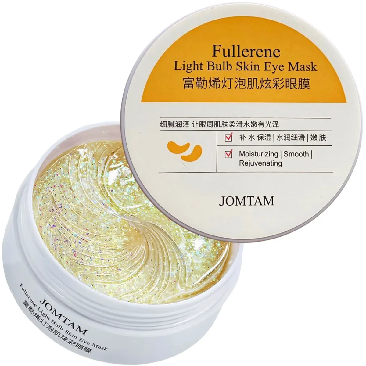 Jomtam melting anti-aging hydrogel patches with fullerene for the area around 60 PCs tiltok from bags dark and | Красота и здоровье